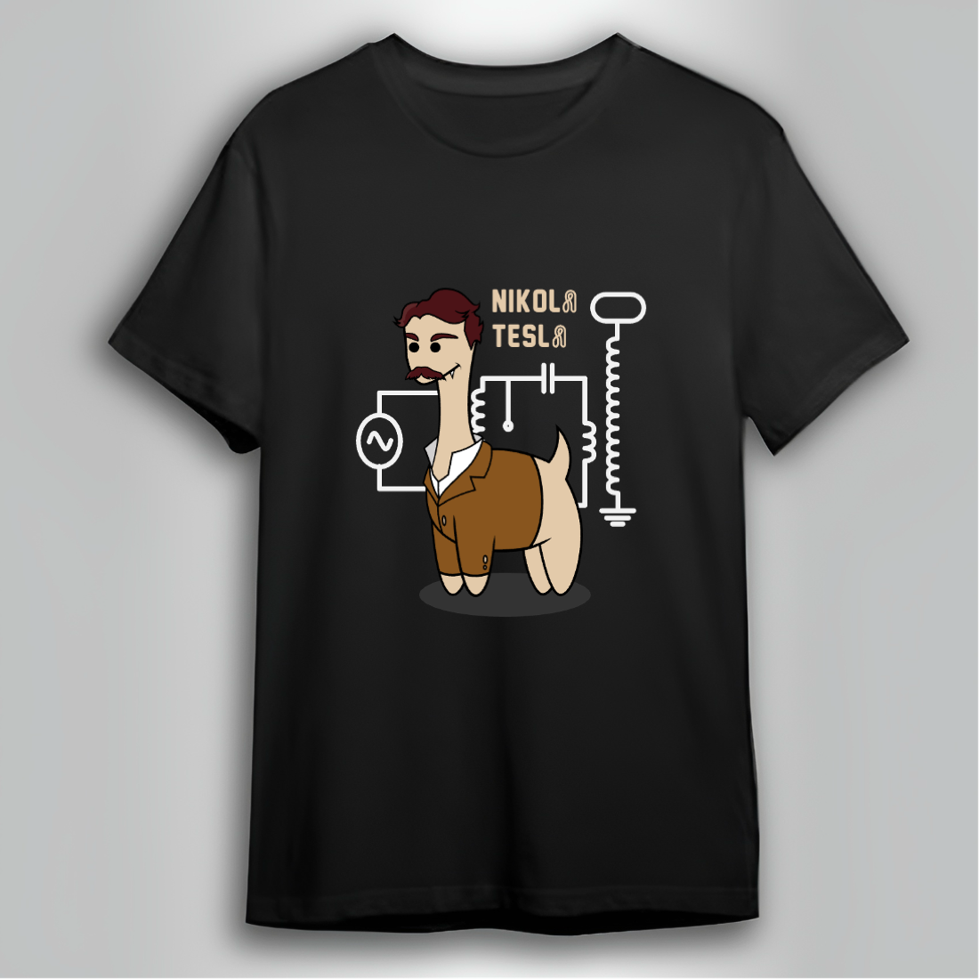 Dino-Tesla Camiseta